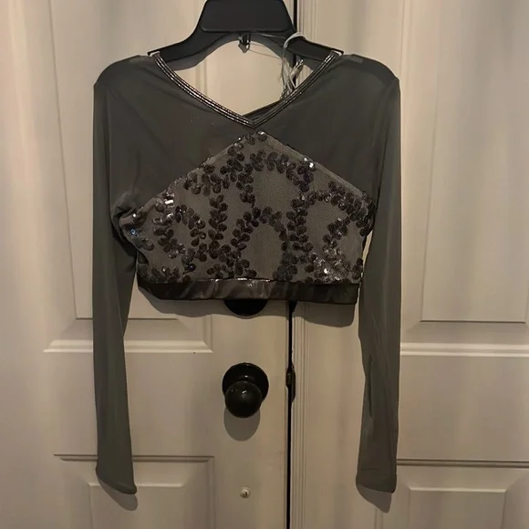 Curtain Call Lyrical Contemporary costume gray/silver - Picture 2 of 4